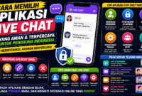 Panduan memilih aplikasi live chat aman